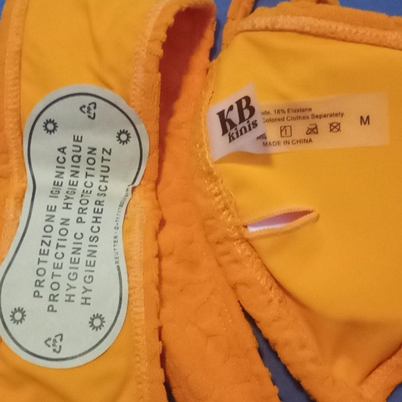 NWT Kb kinis cheeky  orange bikini set - Picture 5 of 5